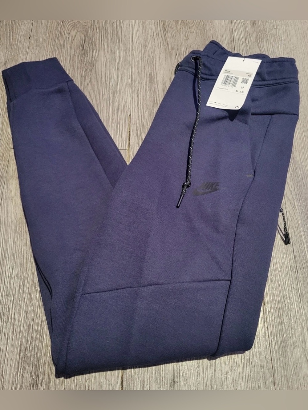 NIKE TECH FLEECE JOGGER PANTS
OBSIDIAN BLUE / BLACK MENS SIZE XS